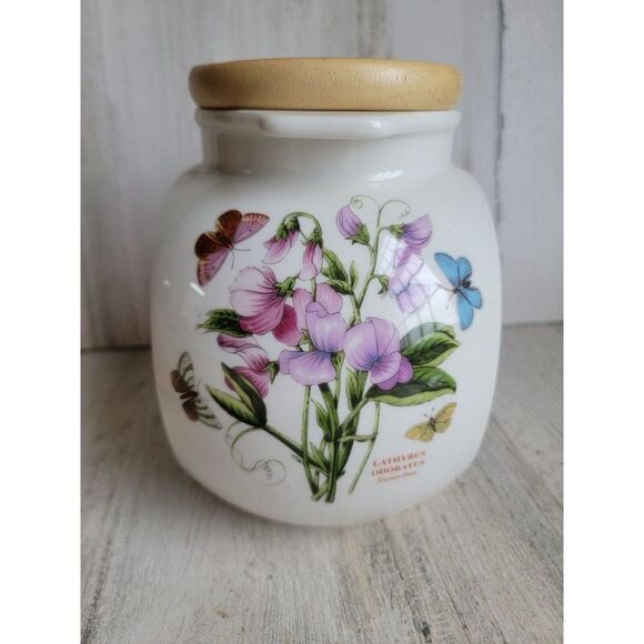 Portmeirion Botanic Gardens Sweet Pea multi purpose jar decor - Picture 3 of 11